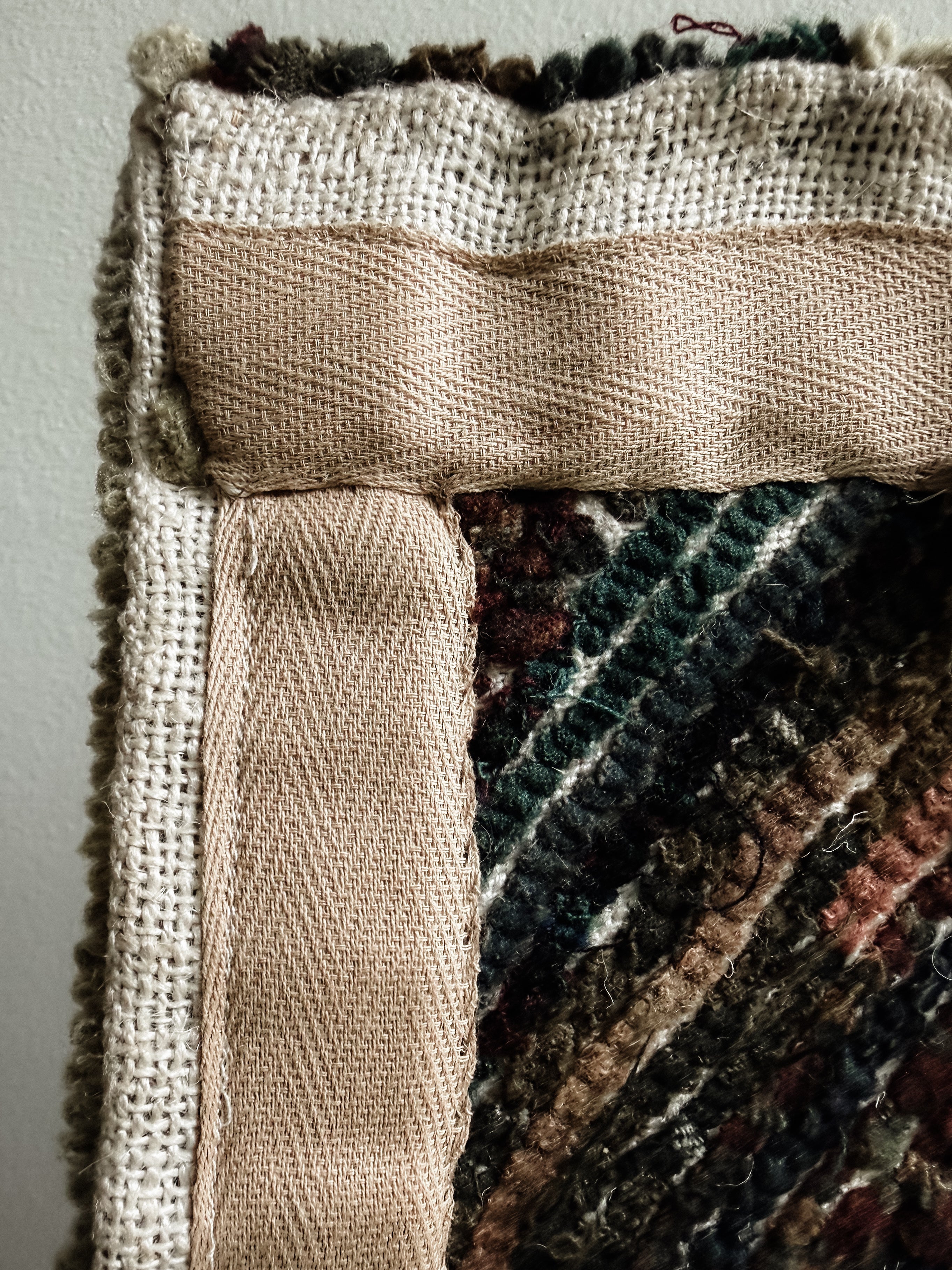Handwoven Folk Art Textile Wall Hanging