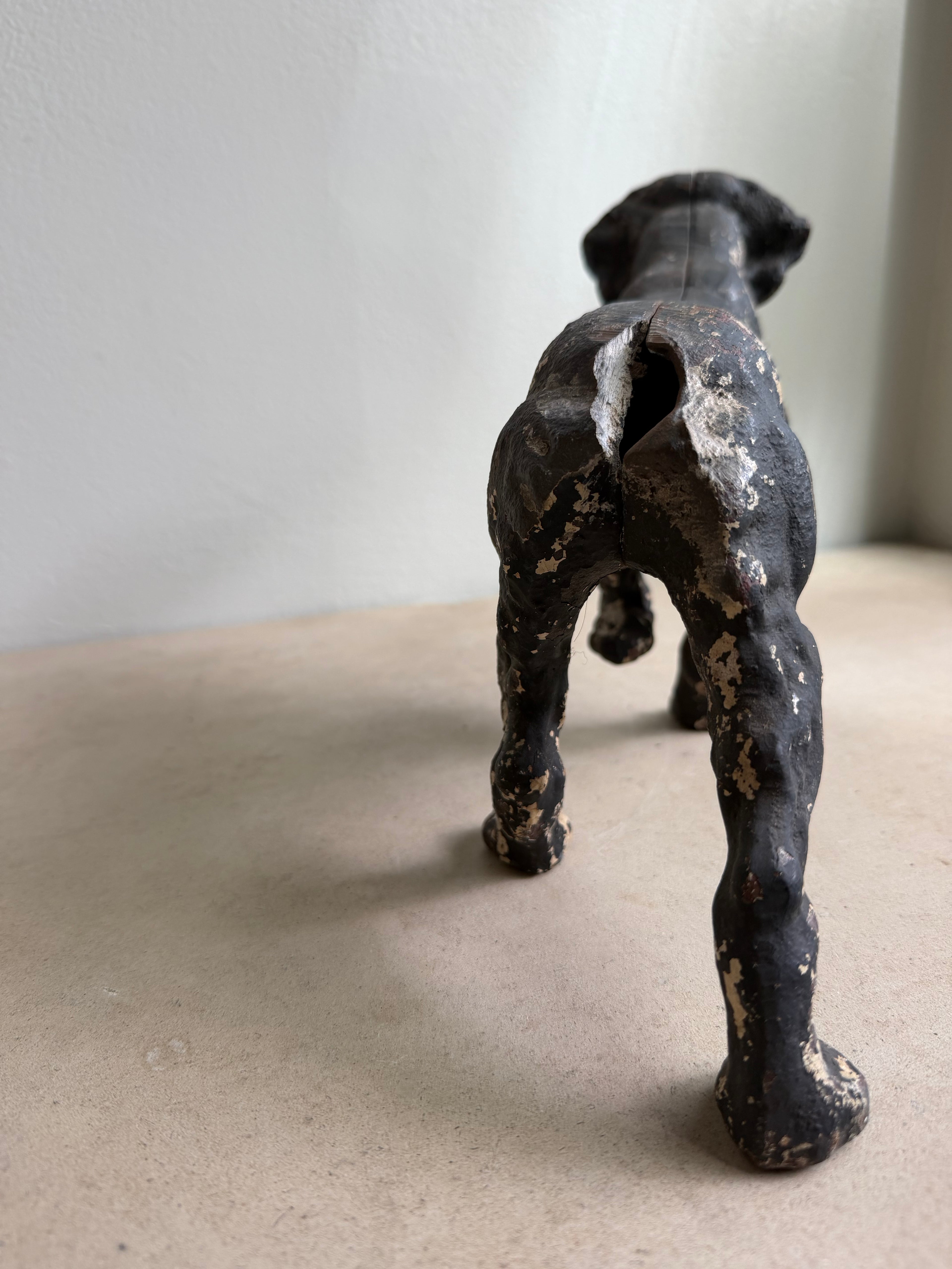 Antique Cast Iron Dog Figure, 15" | Studio Nomena
