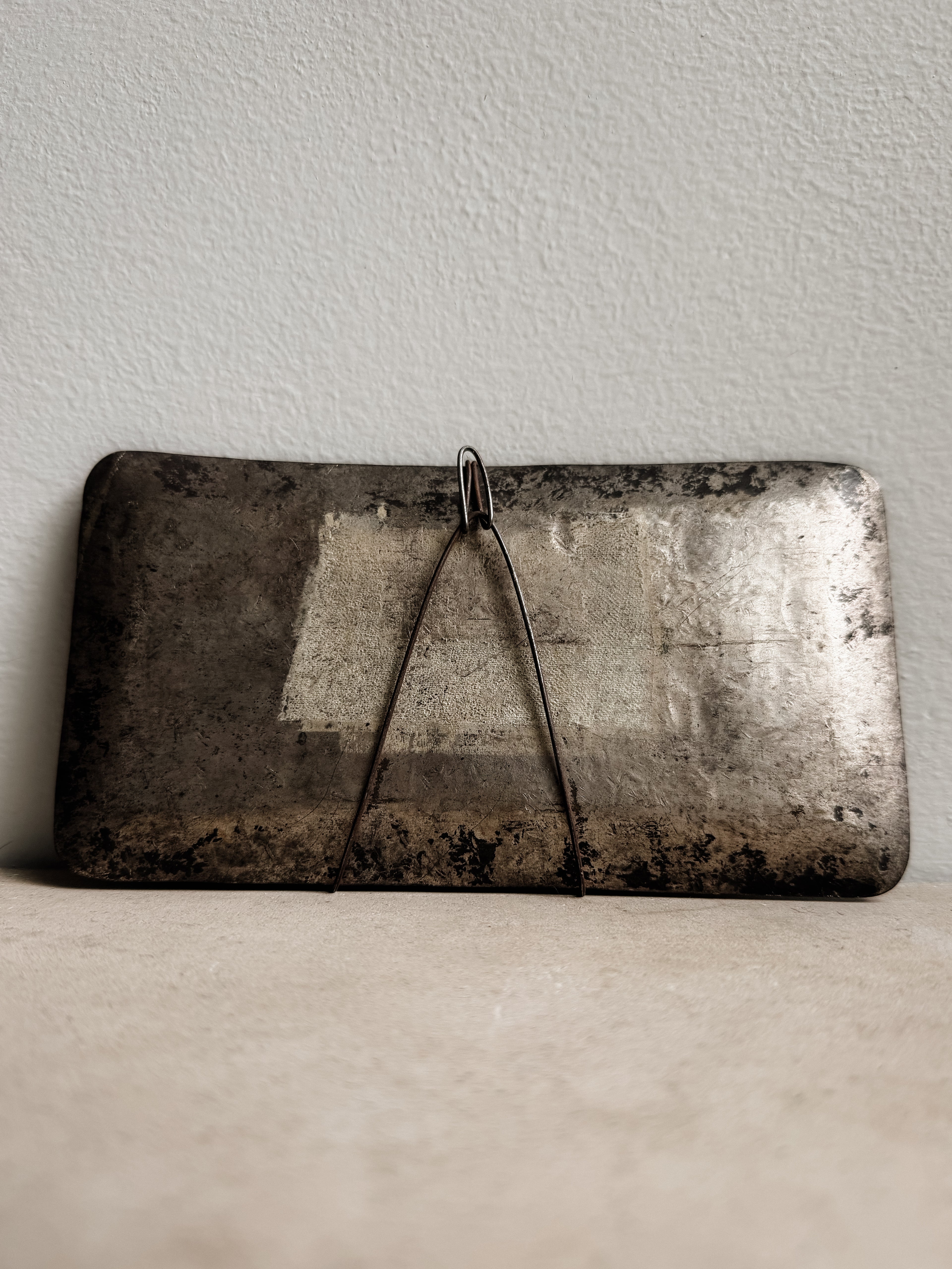 Engraved Metal Lion Wall Hanging