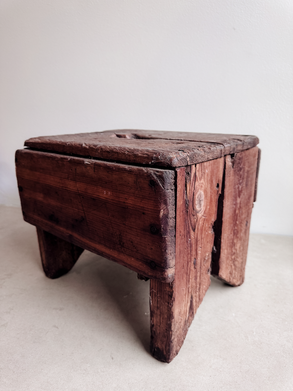 Primitive Wooden Stool