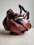 Handwoven Bamboo Basket, Japanese Style