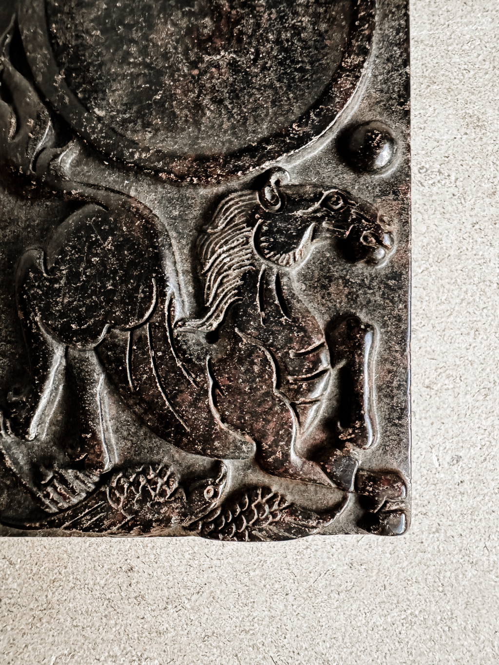 Pair of Chinese Carved Inkstones