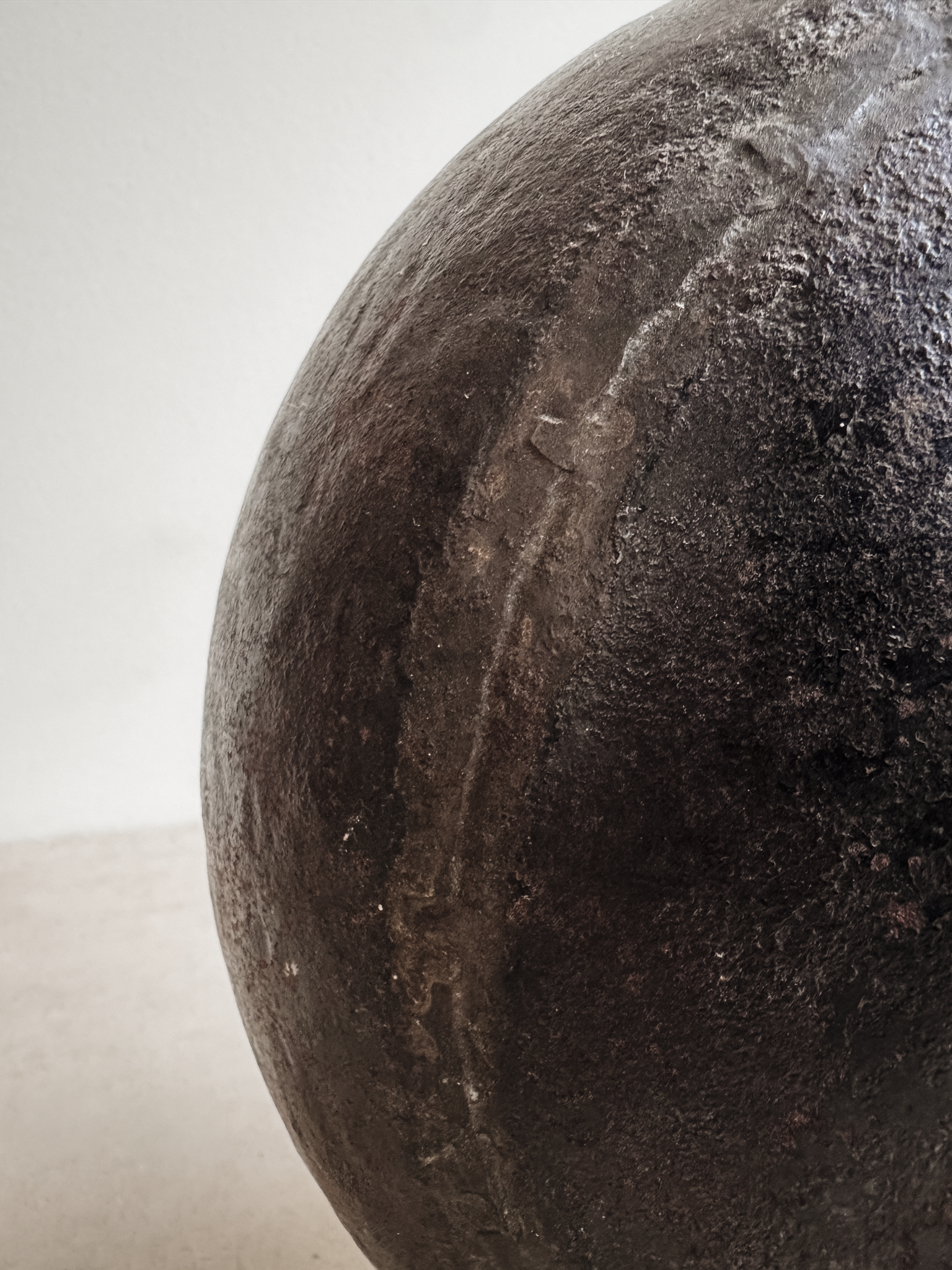 19th Century Hand-Hammered Copper Vessel with Brazed Seams