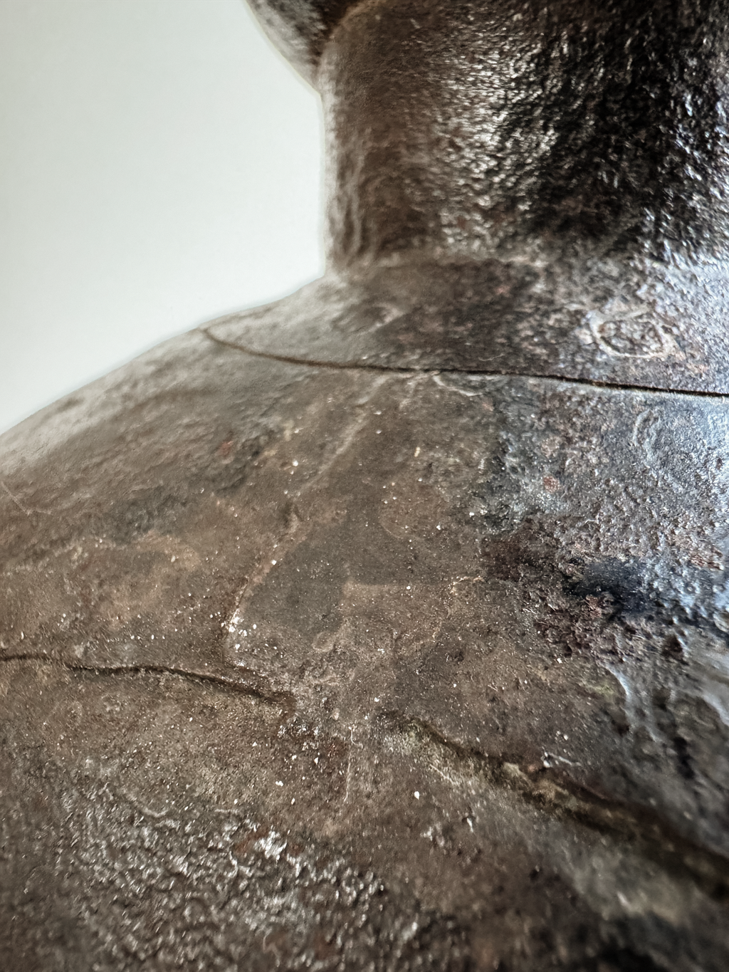 19th Century Hand-Hammered Copper Vessel with Brazed Seams