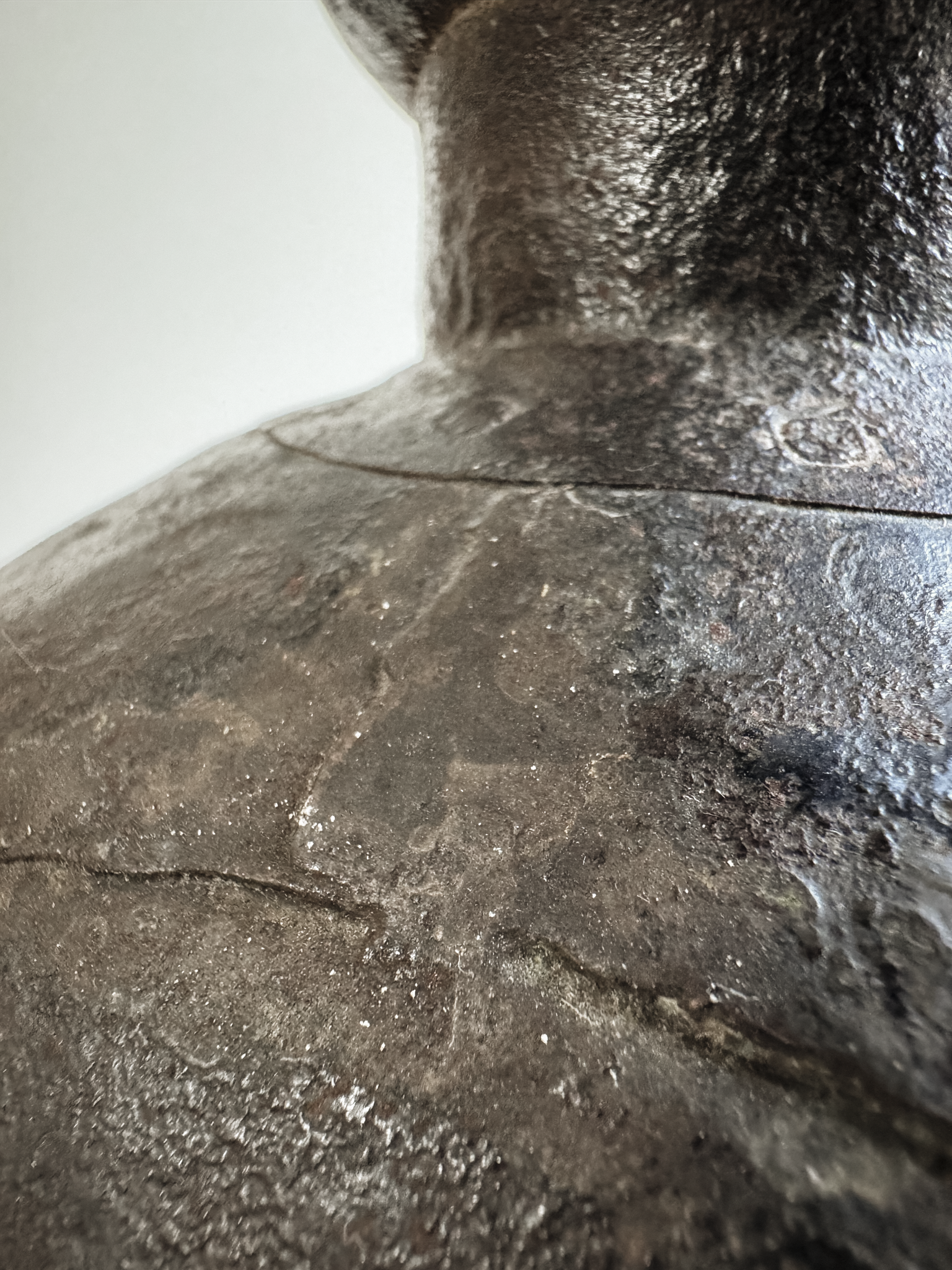 19th Century Hand-Hammered Copper Vessel with Brazed Seams