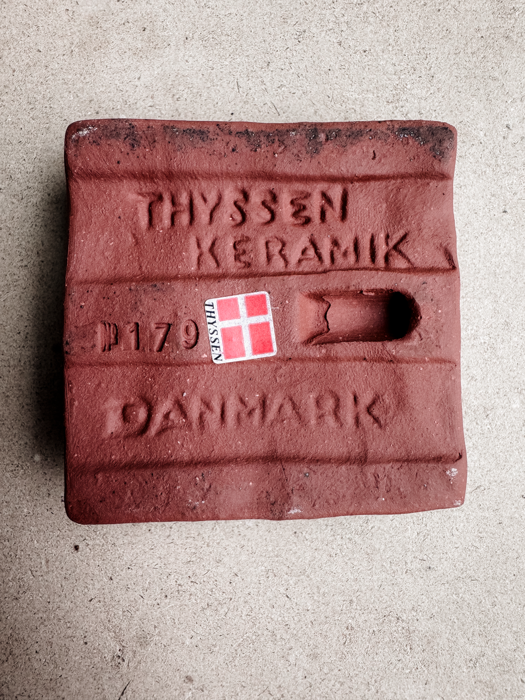 Mid-Century Danish Ceramic Wall Plaque by Thyssen Keramik