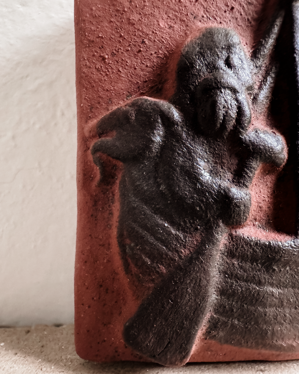 Mid-Century Danish Ceramic Wall Plaque by Thyssen Keramik