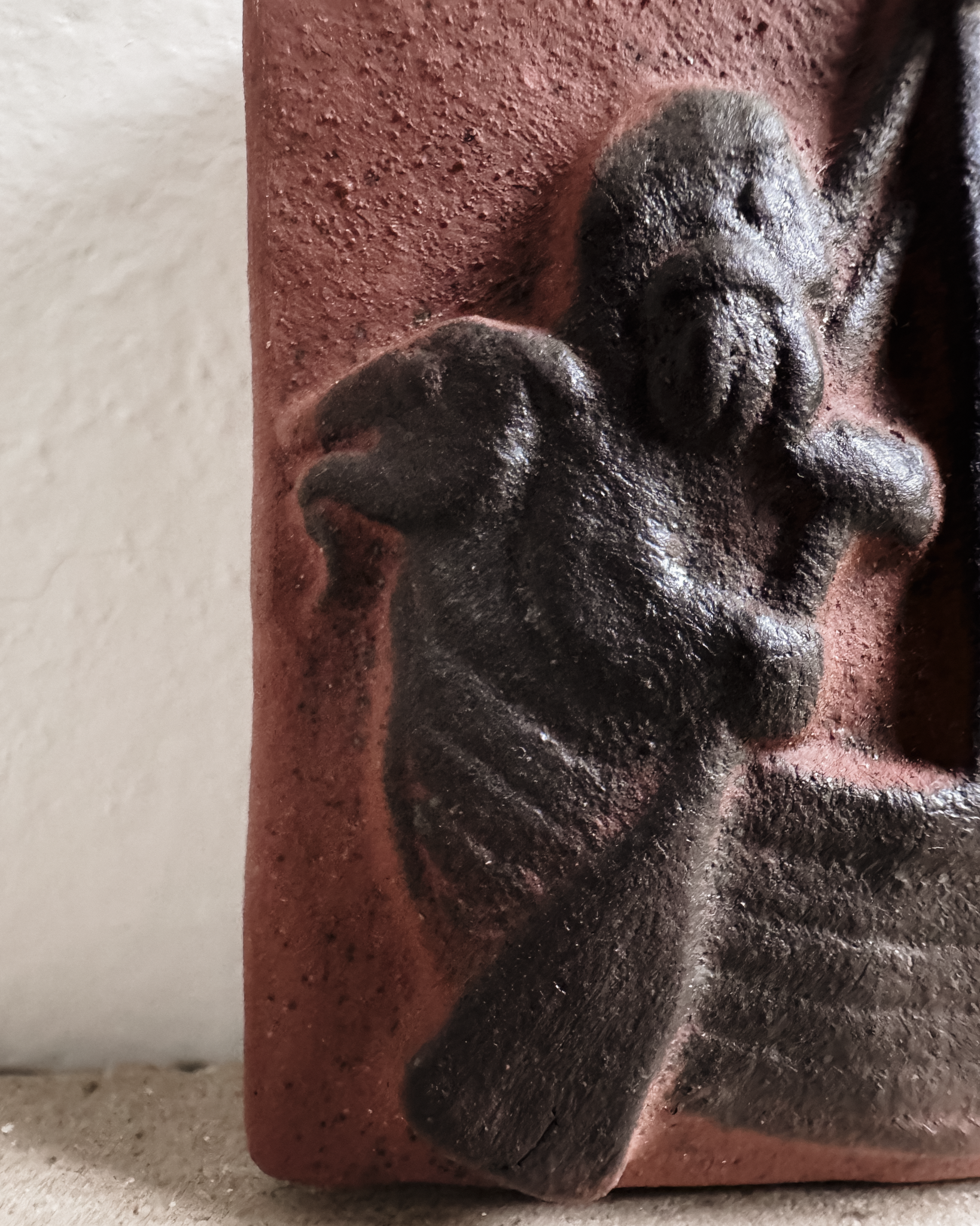 Mid-Century Danish Ceramic Wall Plaque by Thyssen Keramik