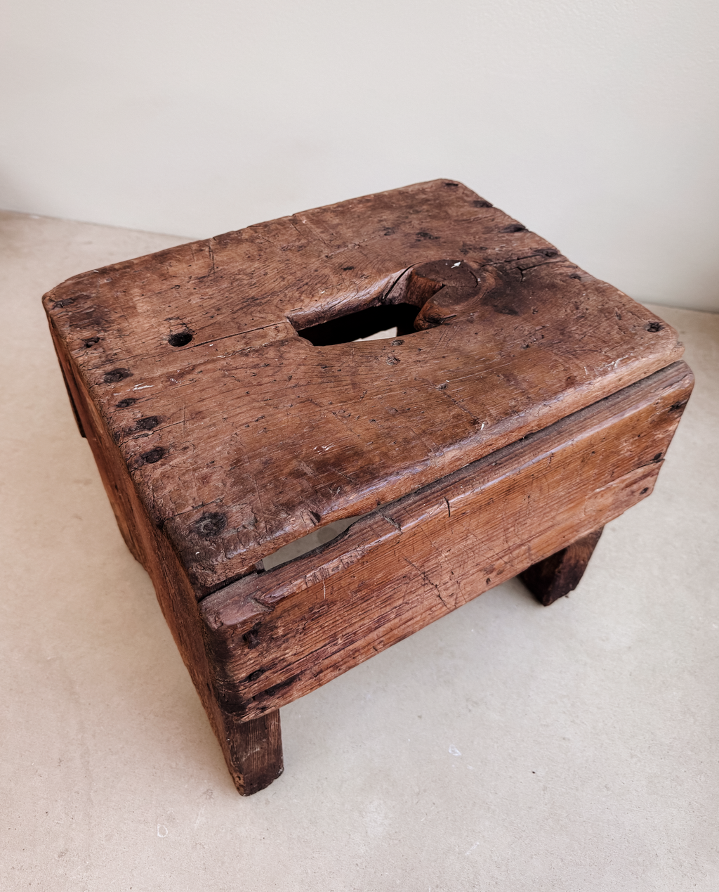 Primitive Wooden Stool
