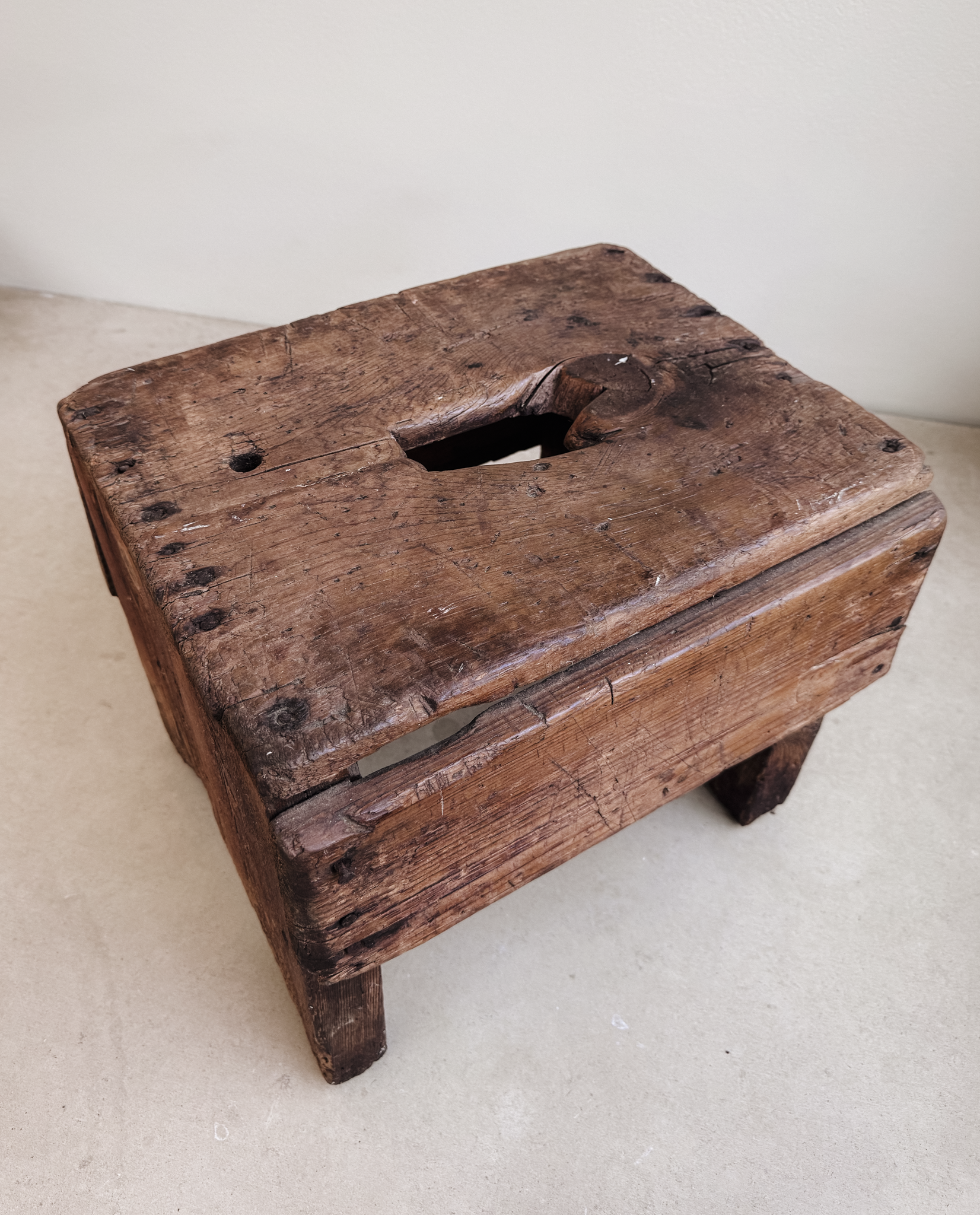 Primitive Wooden Stool
